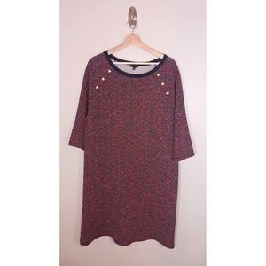 Talbots Textured Knit Workwear Career Business  Dress Women's Size 2X